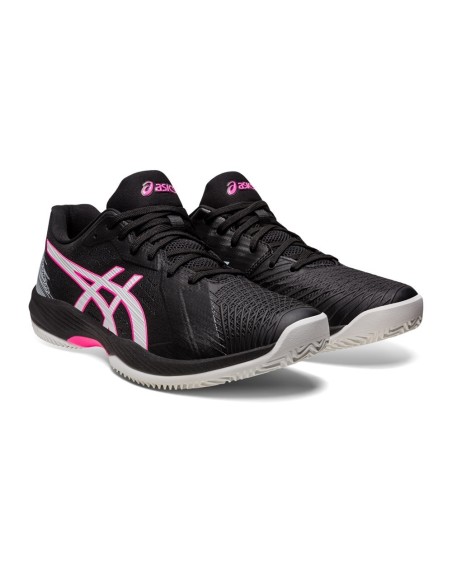 Asics Solution Swift Ff Clay Nero Rosa 1041A299 002 |ASICS |Scarpe da padel ASICS