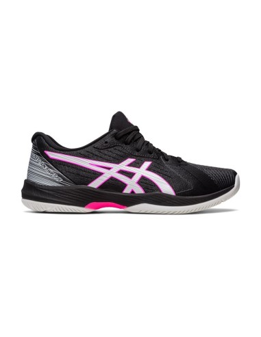 Asics Solution Swift Ff Preto Rosa 1041A298 002 |ASICS |Sapatilhas de padel ASICS