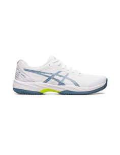 Asics Gel-Game 9 Clay Branco Lima 1041A358 101 |ASICS |Sapatilhas de padel ASICS