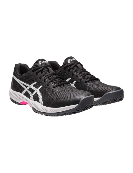 Asics Gel-Game 9 Clay/Oc 1041A358 001 Nero Rosa |ASICS |Scarpe da padel ASICS