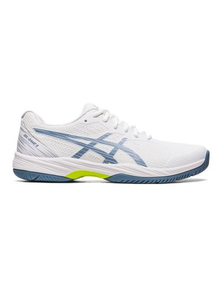 Asics Gel-Game 9 Branco Azul 1041A337 101 |ASICS |Sapatilhas de padel ASICS