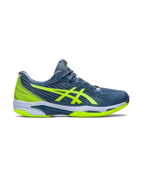 Asics Solution Speed Ff 2 Clay Blu Verde 1041A187 402 |ASICS |Scarpe da padel ASICS Asics Solution Speed Ff 2 Clay Blu Verde 1041A187 402 |ASICS |Scarpe da padel ASICS