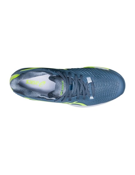 Asics Solution Speed Ff 2 Clay Bleu Vert 1041A187 402 |ASICS |Chaussures de padel ASICS