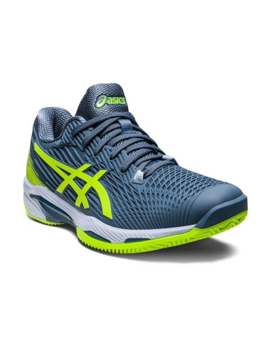 Asics Solution Speed Ff 2 Clay Azul Verde 1041A187 402 |ASICS |Zapatillas pádel ASICS