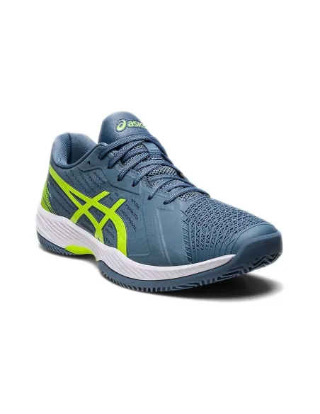 Asics Solution Swift Ff Clay Blu Lime 1041A299 401 |ASICS |Scarpe da padel ASICS