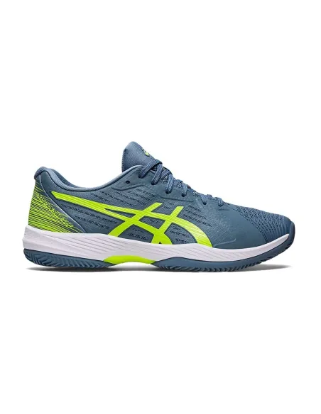 Asics Solution Swift Ff Clay Bleu Lime 1041A299 401 |ASICS |Chaussures de padel ASICS