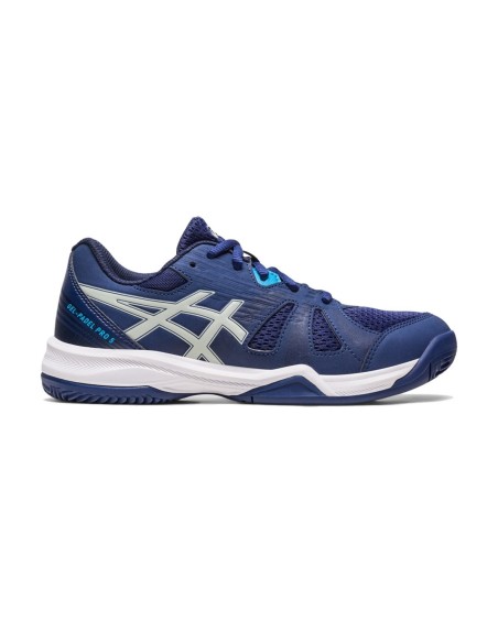 Asics Gel Padel Pro 5 Gs Azul Branco Junior 1044A048-401 |ASICS |Sapatilhas de padel ASICS