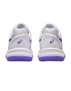 Asics Gel-Dedicate 7 Clay Bianco Viola Donna 1042A168-104 |ASICS |Scarpe da padel ASICS