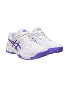 Asics Gel-Dedicate 7 Clay Branco Roxo Mulher 1042A168-104 |ASICS |Sapatilhas de padel ASICS 2
