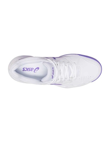 Asics Gel-Dedicate 7 Clay Bianco Viola Donna 1042A168-104 |ASICS |Scarpe da padel ASICS
