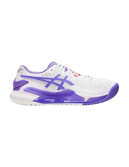 Asics Gel-Resolution 9 White Purple Women 1042A208-101 |ASICS |ASICS padel shoes
