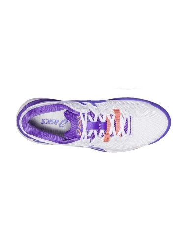 Asics Gel-Resolution 9 White Purple Women 1042A208-101 |ASICS |ASICS padel shoes