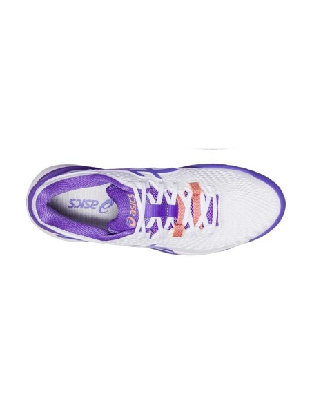 Asics Gel-Resolution 9 White Purple Women 1042A208-101 |ASICS |ASICS padel shoes