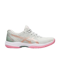 Asics Solution Swift Ff Padel Gris Rose Femme 1042A204-020 |ASICS |Chaussures de padel ASICS 2
