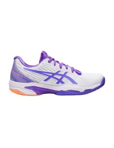 Asics Solution Speed Ff 2 Branco Roxo Mulher 1042A136-104 |ASICS |Sapatilhas de padel ASICS