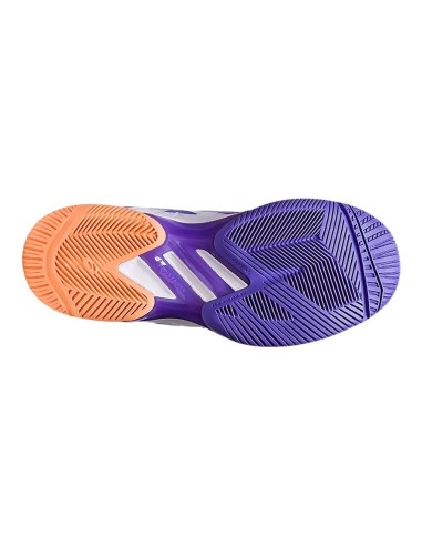 Asics Solution Speed Ff 2 Branco Roxo Mulher 1042A136-104 |ASICS |Sapatilhas de padel ASICS