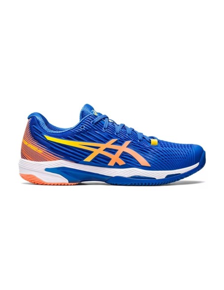 Asics Solution Speed Ff 2 Clay Azul Laranja 1041A390 960 |ASICS |Sapatilhas de padel ASICS