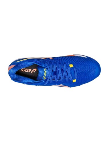 Asics Solution Speed Ff 2 Clay Azul Laranja 1041A390 960 |ASICS |Sapatilhas de padel ASICS