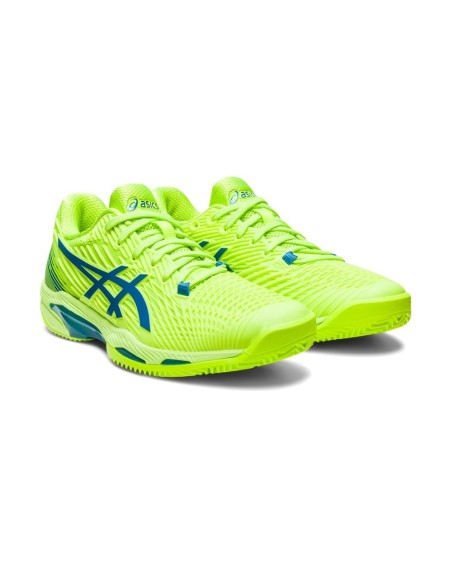 Asics Solution Speed Ff 2 Clay Lima Mulher 1042A134-300 |ASICS |Sapatilhas de padel ASICS Asics Solution Speed Ff 2 Clay Lima Mulher 1042A134-300 |ASICS |Sapatilhas de padel ASICS