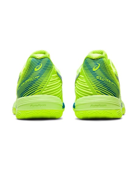 Asics Solution Speed Ff 2 Clay Lima Mulher 1042A134-300 |ASICS |Sapatilhas de padel ASICS Asics Solution Speed Ff 2 Clay Lima Mulher 1042A134-300 |ASICS |Sapatilhas de padel ASICS