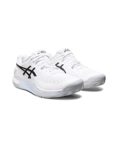 Asics Gel-Resolution 9 Clay White Black 1041A375 100 |ASICS |ASICS padel shoes