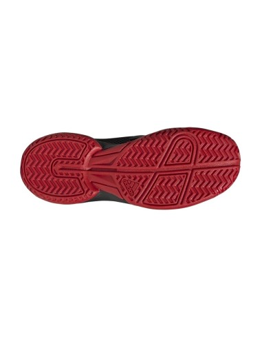 Adidas Courtflash K Nero Rosso Junior Hp9717 |ADIDAS |Scarpe da padel ADIDAS