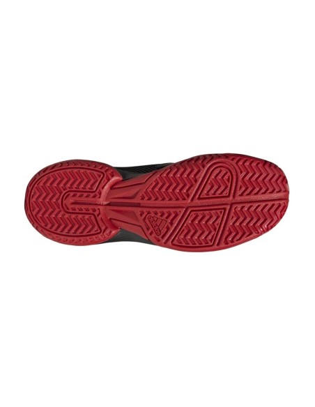 Adidas Courtflash K Nero Rosso Junior Hp9717 |ADIDAS |Scarpe da padel ADIDAS