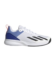 Adidas Courtflash Speed Blanc Bleu Hq8481 |ADIDAS |Chaussures de padel ADIDAS