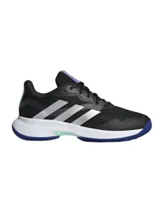 Adidas Courtjam Control Clay Preto Mulher Hq8474 |ADIDAS |Sapatilhas de padel ADIDAS