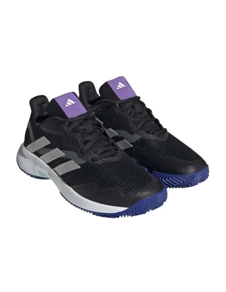 Adidas Courtjam Controllo Clay Nero Donna Hq8474 |ADIDAS |Scarpe da padel ADIDAS
