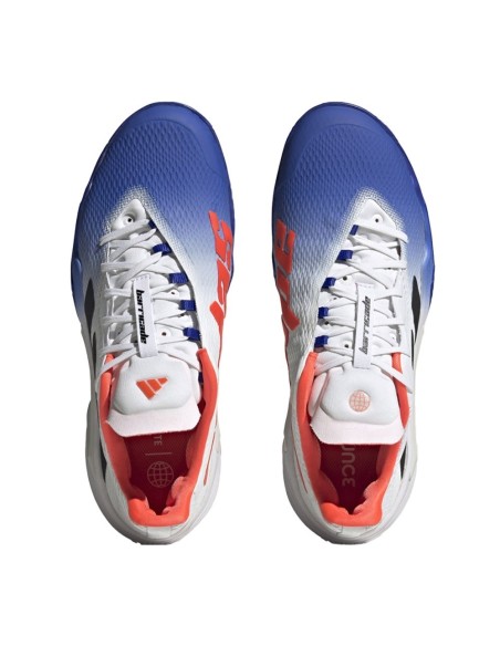 Adidas Barricade Blanc Bleu Hq8917 |ADIDAS |Chaussures de padel ADIDAS
