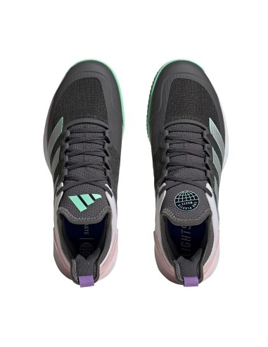 Adidas Adizero Ubersonic 4 Negro Verde Mujer |ADIDAS |Zapatillas pádel ADIDAS