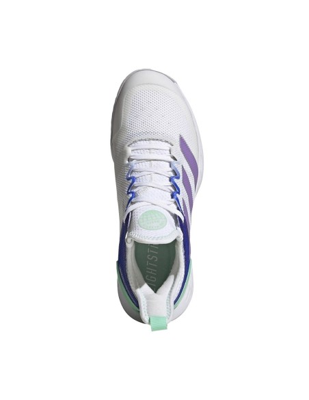 Adidas Adizero Ubersonic 4 Bianco Viola Donna Hq8390 |ADIDAS |Scarpe da padel ADIDAS