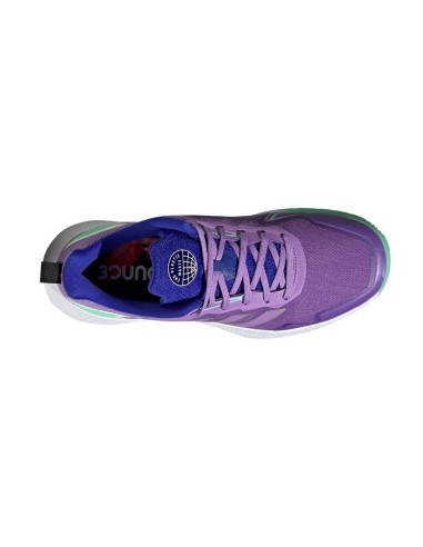 Adidas Defiant Speed Clay Morado Verde Mujer Hq8465 |ADIDAS |Zapatillas pádel ADIDAS