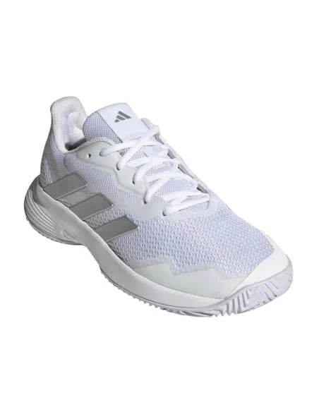 Adidas Courtjam Control Branco Mulher Hq8473 |ADIDAS |Sapatilhas de padel ADIDAS