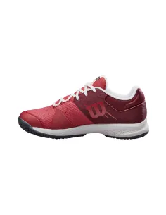 Wilson Kaos Comp 3.0 W Rouge Blanc Femme Wrs330290 |WILSON |Chaussures de padel WILSON 2