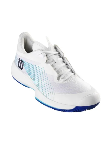 Wilson Kaos Swift 1.5 Clay Bianco Blu Wrs331060 |WILSON |Scarpe da padel WILSON