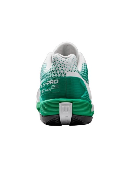 Wilson Rush Pro 4.0 Clay Blanco Verde Wrs330730 |WILSON |Zapatillas pádel WILSON