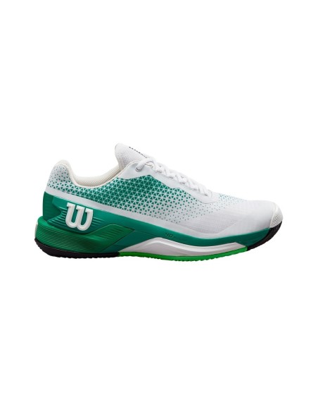 Wilson Rush Pro 4.0 Clay Blanco Verde Wrs330730 |WILSON |Zapatillas pádel WILSON