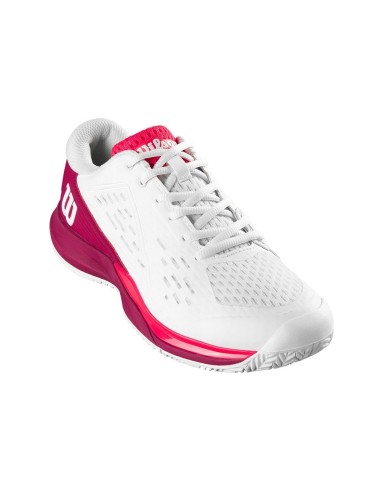 Wilson Rush Pro Ace Blanc Magenta Fille Wrs330380 |WILSON |Chaussures de padel WILSON