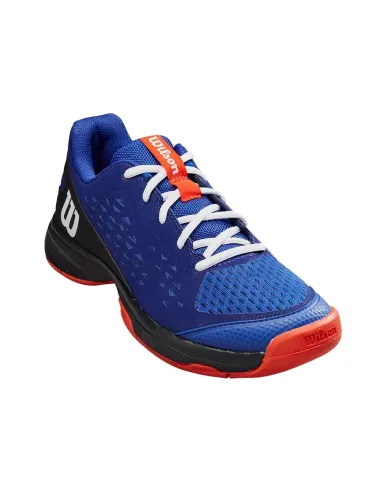 Wilson Rush Pro Bleu Rouge Enfant Wrs330400 |WILSON |Chaussures de padel WILSON