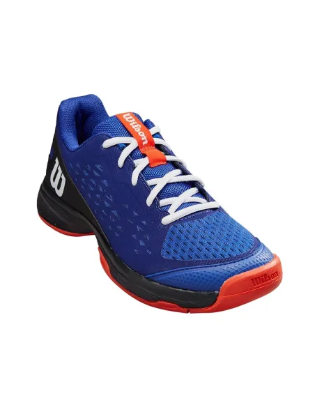 Wilson Rush Pro Bleu Rouge Enfant Wrs330400 |WILSON |Chaussures de padel WILSON
