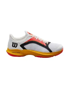 Wilson Hurakn 2.0 Branco Laranja Wrs330520 |WILSON |Sapatilhas de padel WILSON 2