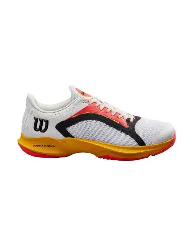 Wilson Hurakn 2.0 Branco Laranja Wrs330520 |WILSON |Sapatilhas de padel WILSON