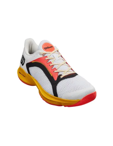 Wilson Hurakn 2.0 Bianco Arancione Wrs330520 |WILSON |Scarpe da padel WILSON