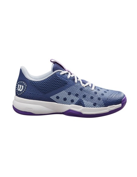 Wilson Hurakn Team Bleu Blanc Femme Wrs330570 |WILSON |Chaussures de padel WILSON
