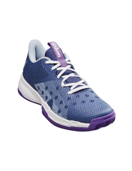 Wilson Hurakn Team Blu Bianco Donna Wrs330570 |WILSON |Scarpe da padel WILSON