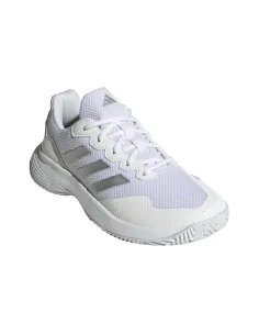 Adidas Gamecourt 2 Branco Mulher Hq8476 |ADIDAS |Sapatilhas de padel ADIDAS 2