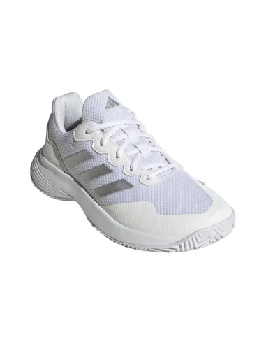 Adidas Gamecourt 2 Blanc Femme Hq8476 |ADIDAS |Chaussures de padel ADIDAS