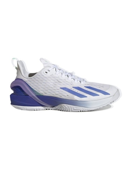 Adidas Adizero Cybersonic Branco Azul Mulher Gy9640 |ADIDAS |Sapatilhas de padel ADIDAS